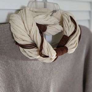 **LAST CALL** Boho nautical cotton & silk scarf